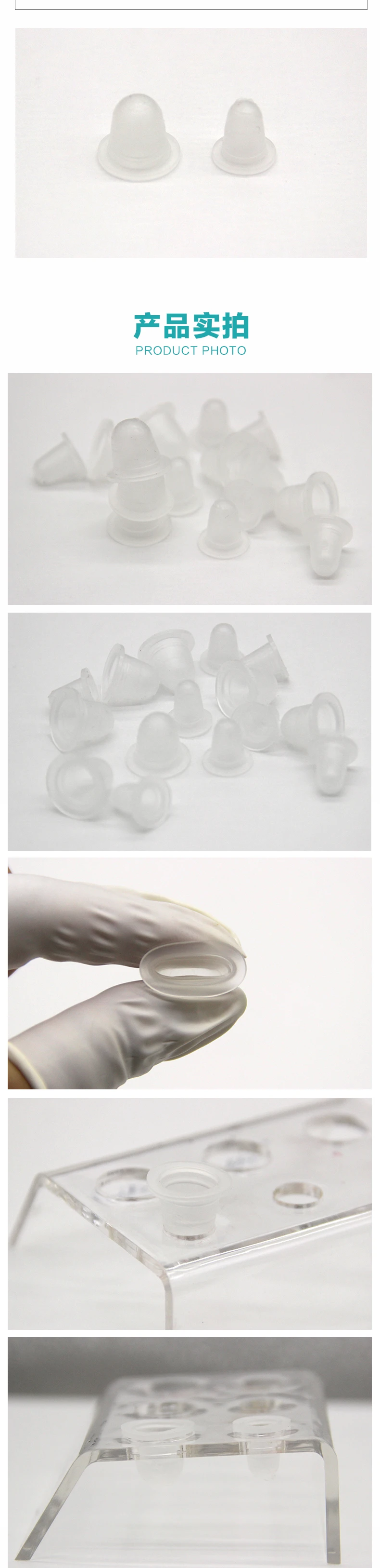 100Pcs Disposable Tattoo Ink Cup Small&Big Size Silicone Permanent Tattoo Makeup Eyebrow Makeup Pigment Container Caps
