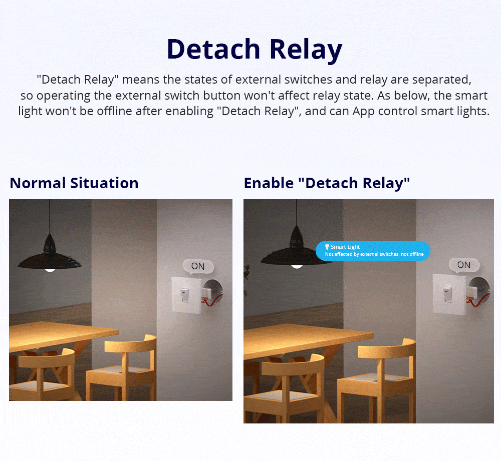 Sonoff Mini R4 Extreme Wifi Smart Switch Interruptor with Relay On-Off DIY Switch Module EWELINK APP Control Works with Alexa