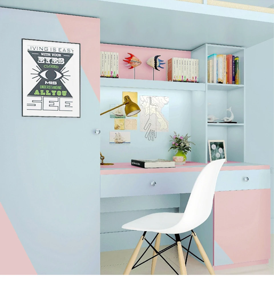 60CM Vinyl Self-adhesive Marble Wallpaper PVC DIY Waterproof Oilproof Wall Stickers Kitchen Bathroom Cabinets Counter Decoration