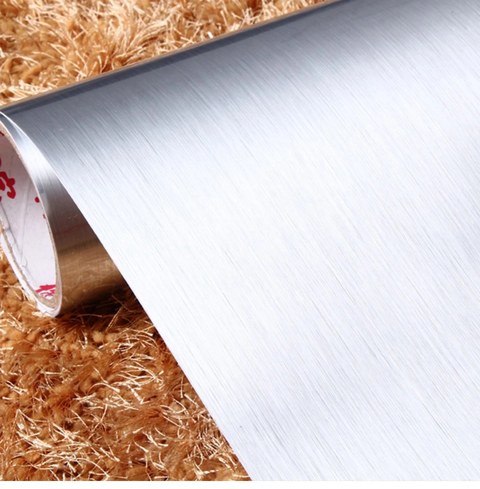 60CM Vinyl Self-adhesive Marble Wallpaper PVC DIY Waterproof Oilproof Wall Stickers Kitchen Bathroom Cabinets Counter Decoration
