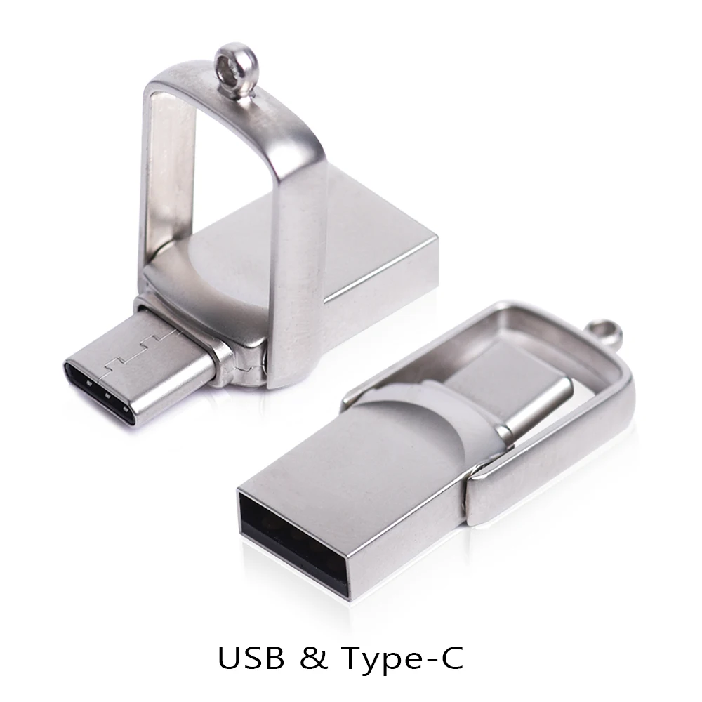 NEW Mini 64GB 128GB Type C Ultra Dual USB Flash Drive Memory Stick Thumb Pen Drive Creative Gifts for Business USB Flash Drives