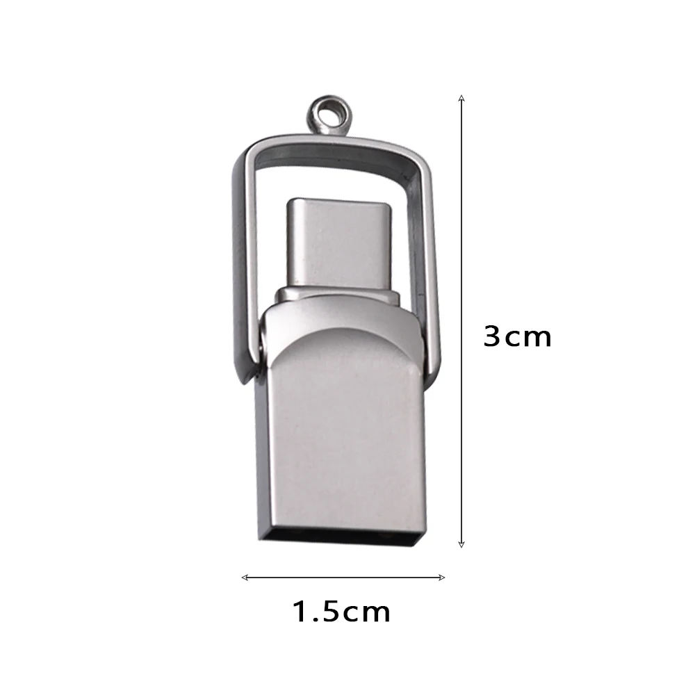 NEW Mini 64GB 128GB Type C Ultra Dual USB Flash Drive Memory Stick Thumb Pen Drive Creative Gifts for Business USB Flash Drives