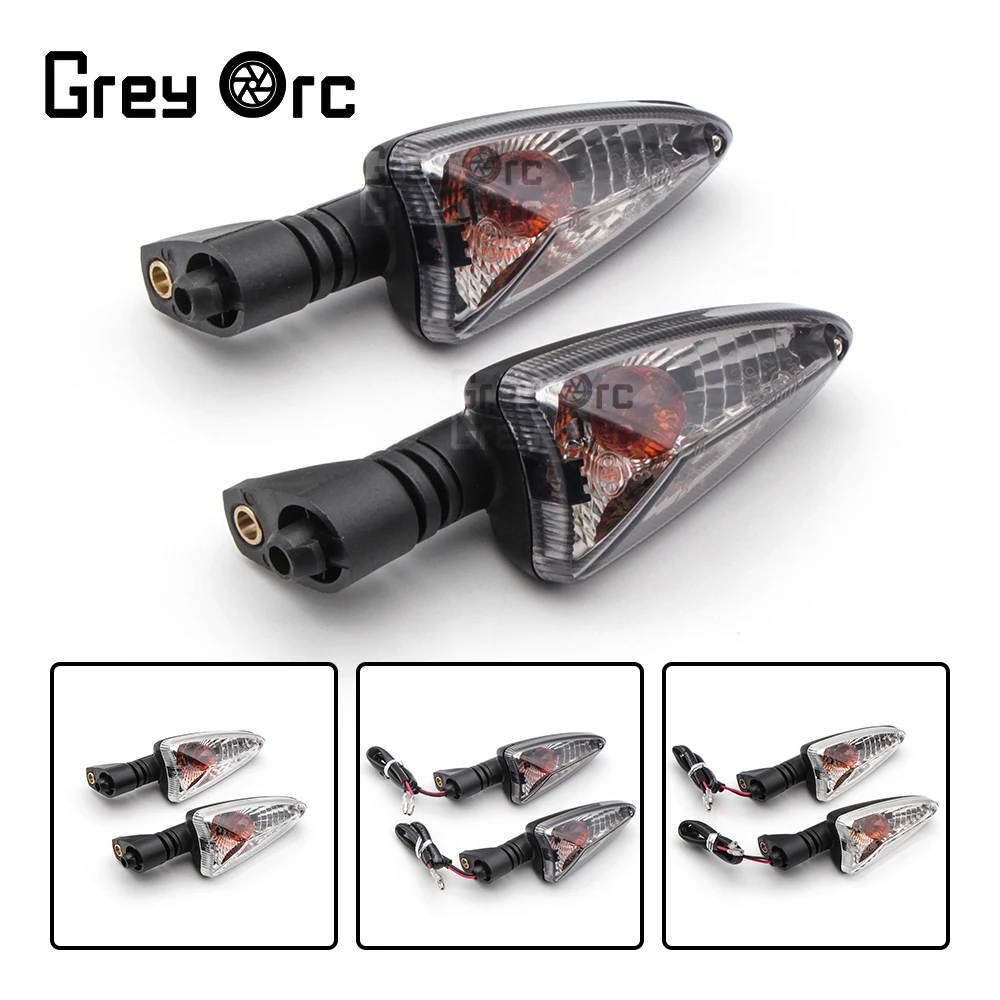 2Pcs Motorcycle Front Rear Turn Signal Light Lamp Blinker For Triumph Daytona 675 675R Tiger 800 800XC 1050
