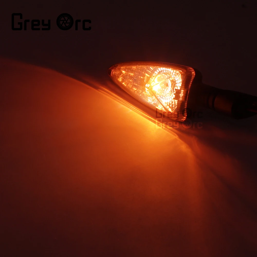 2Pcs Motorcycle Front Rear Turn Signal Light Lamp Blinker For Triumph Daytona 675 675R Tiger 800 800XC 1050
