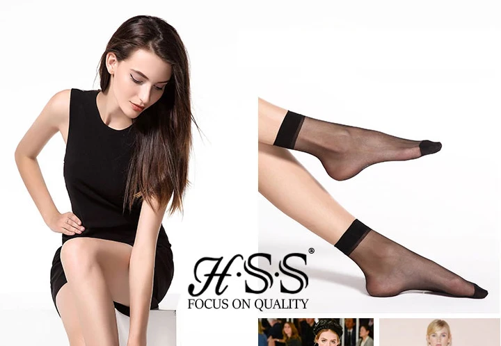 20 Pieces 10 Pairs Summer Bamboo Female Short Socks Women's Thin Crystal Socks, Transparent Thin Silk Socks for Girl, Best Quali