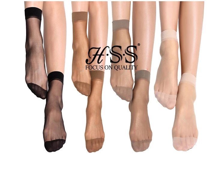 20 Pieces 10 Pairs Summer Bamboo Female Short Socks Women's Thin Crystal Socks, Transparent Thin Silk Socks for Girl, Best Quali