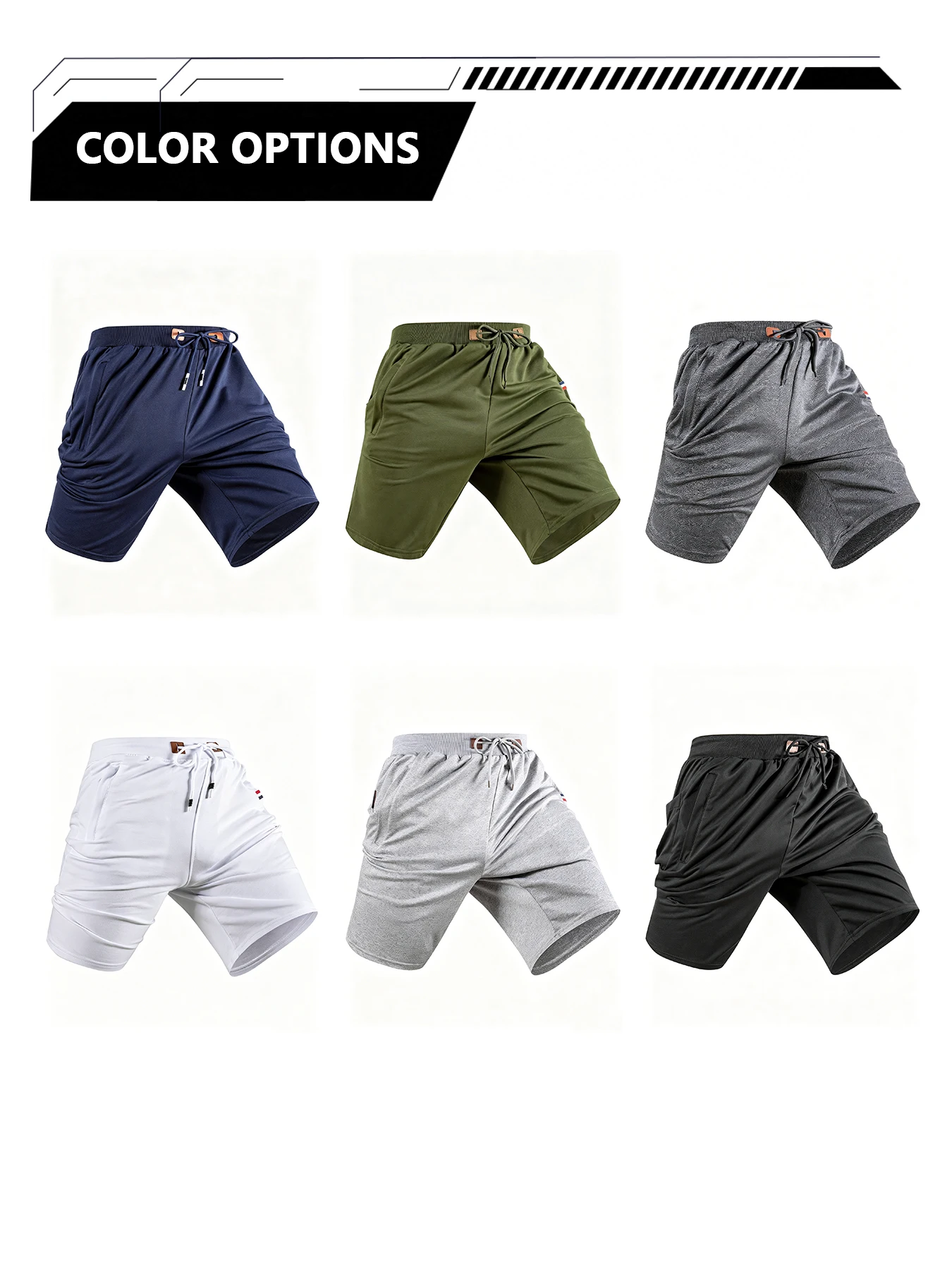 New Men's Shorts Summer Breeches Cotton Casual Sweat Men Hip Hop Streetwear Loose Jogger Shortspocket Beach Short Pants
