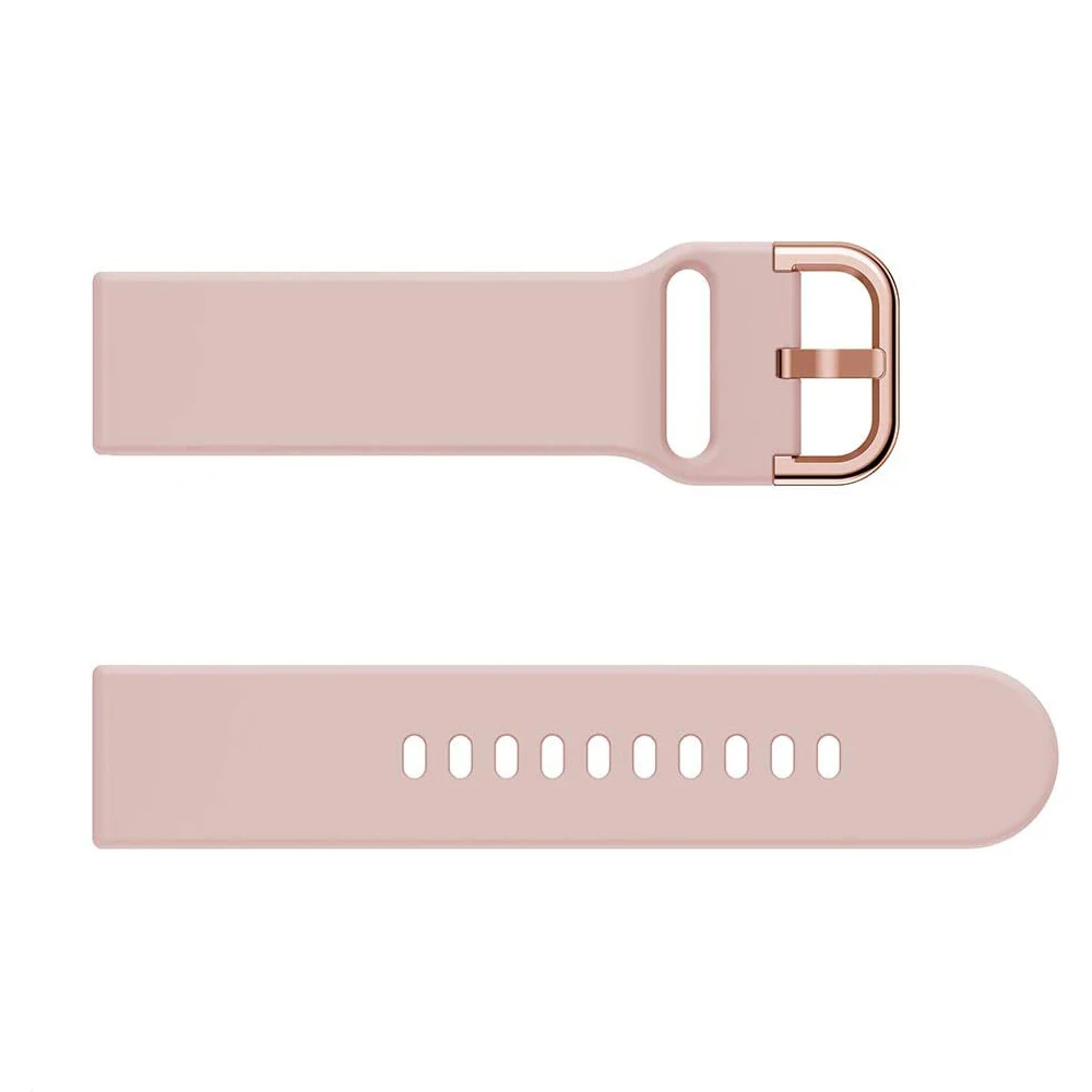 20mm 22mm Watch Band for Amazfit Bip5 GTS 4 3 GTS4mini GTR 2 4 42mm Silicone Bracelet Samsung Galaxy Watch 7 6 5 40mm 44mm Strap