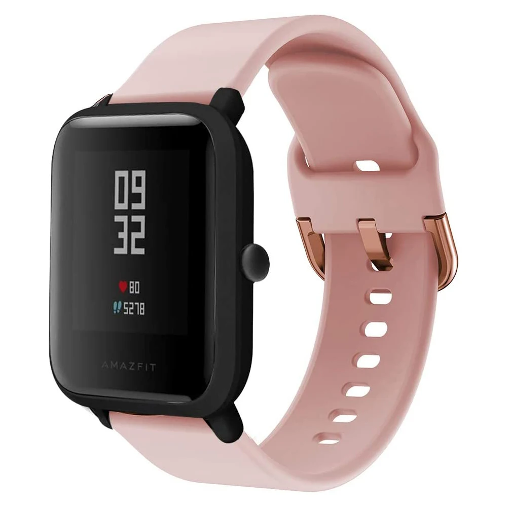 20mm 22mm Watch Band for Amazfit Bip5 GTS 4 3 GTS4mini GTR 2 4 42mm Silicone Bracelet Samsung Galaxy Watch 7 6 5 40mm 44mm Strap
