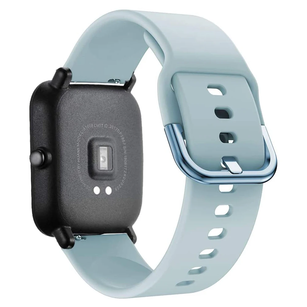 20mm 22mm Watch Band for Amazfit Bip5 GTS 4 3 GTS4mini GTR 2 4 42mm Silicone Bracelet Samsung Galaxy Watch 7 6 5 40mm 44mm Strap