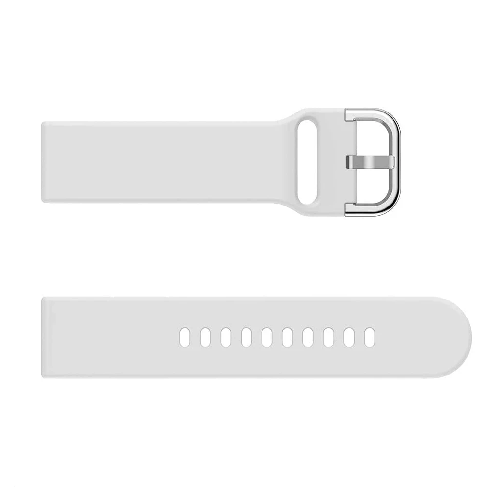 20mm 22mm Watch Band for Amazfit Bip5 GTS 4 3 GTS4mini GTR 2 4 42mm Silicone Bracelet Samsung Galaxy Watch 7 6 5 40mm 44mm Strap