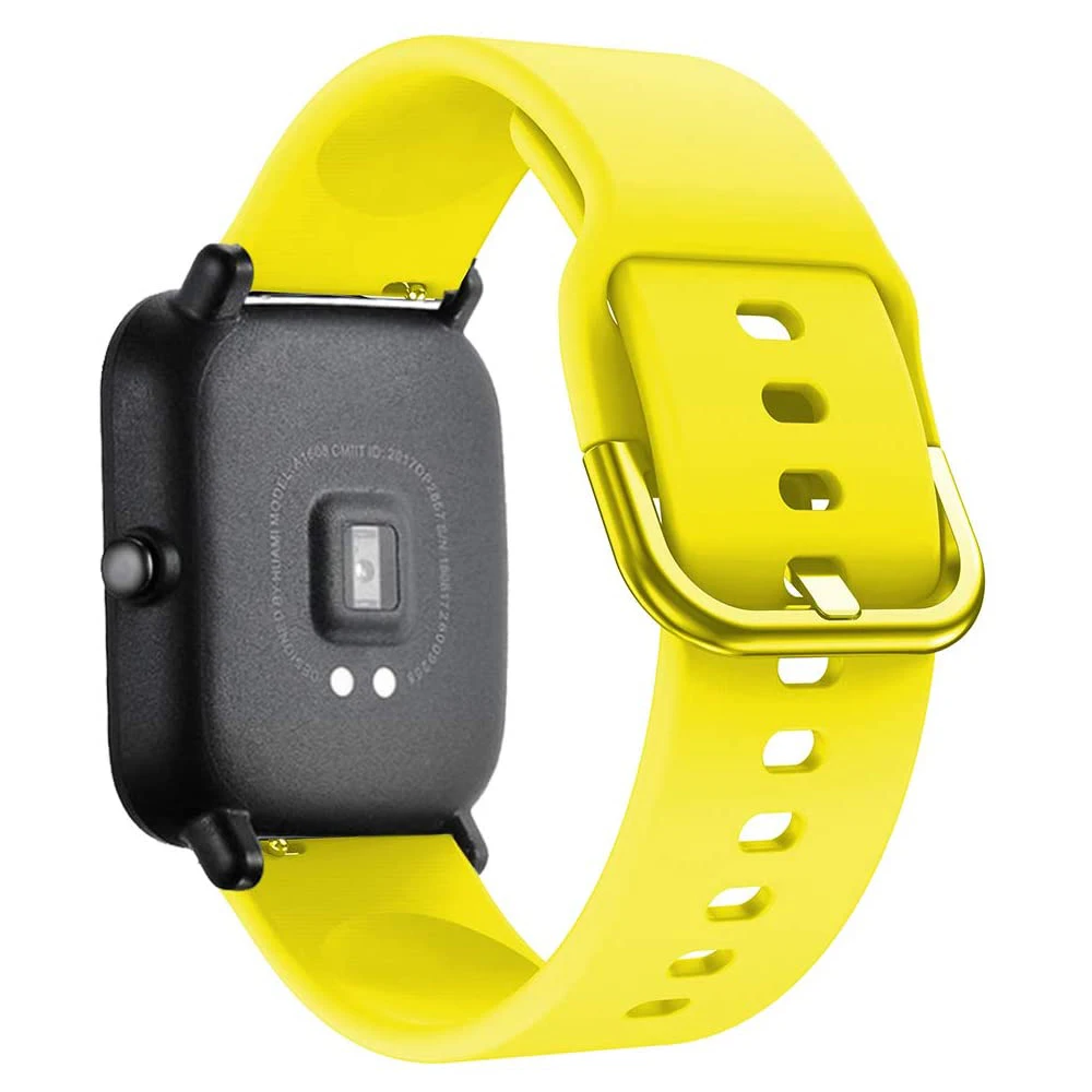 20mm 22mm Watch Band for Amazfit Bip5 GTS 4 3 GTS4mini GTR 2 4 42mm Silicone Bracelet Samsung Galaxy Watch 7 6 5 40mm 44mm Strap