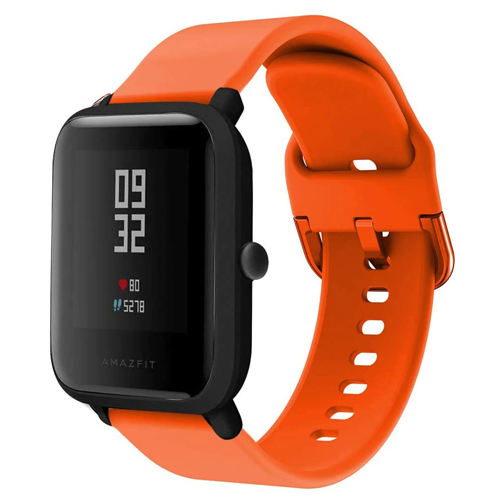 20mm 22mm Watch Band for Amazfit Bip5 GTS 4 3 GTS4mini GTR 2 4 42mm Silicone Bracelet Samsung Galaxy Watch 7 6 5 40mm 44mm Strap