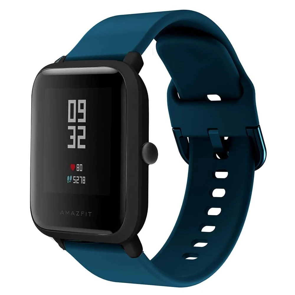 20mm 22mm Watch Band for Amazfit Bip5 GTS 4 3 GTS4mini GTR 2 4 42mm Silicone Bracelet Samsung Galaxy Watch 7 6 5 40mm 44mm Strap