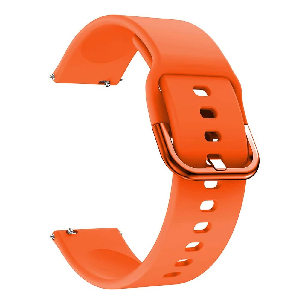 20mm 22mm Watch Band for Amazfit Bip5 GTS 4 3 GTS4mini GTR 2 4 42mm Silicone Bracelet Samsung Galaxy Watch 7 6 5 40mm 44mm Strap