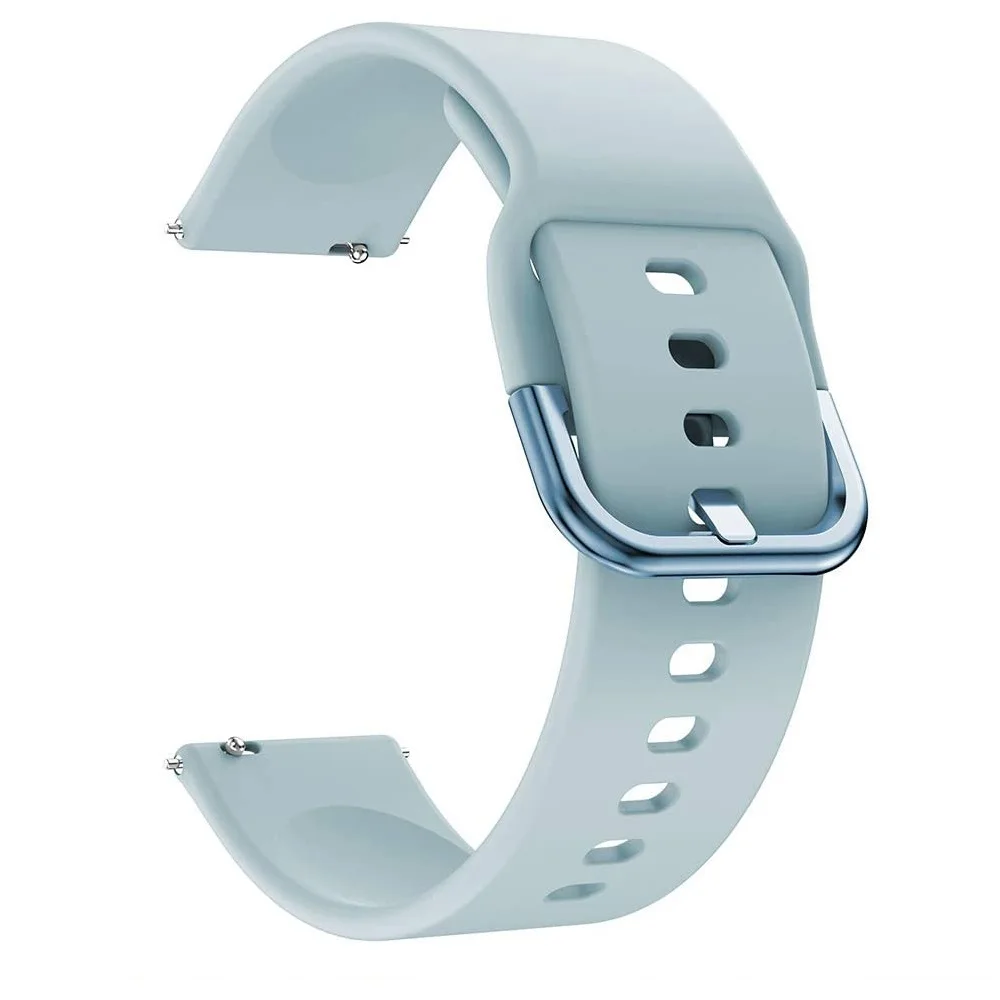20mm 22mm Watch Band for Amazfit Bip5 GTS 4 3 GTS4mini GTR 2 4 42mm Silicone Bracelet Samsung Galaxy Watch 7 6 5 40mm 44mm Strap