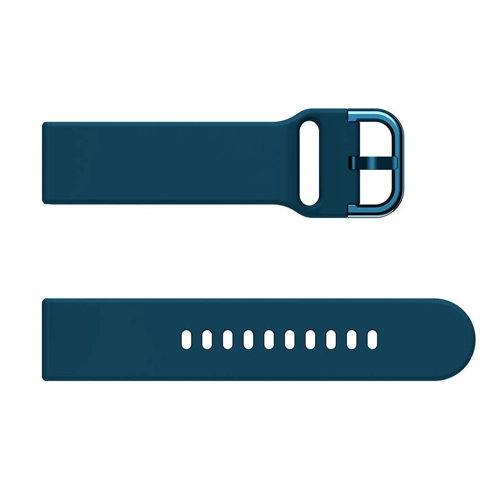 20mm 22mm Watch Band for Amazfit Bip5 GTS 4 3 GTS4mini GTR 2 4 42mm Silicone Bracelet Samsung Galaxy Watch 7 6 5 40mm 44mm Strap