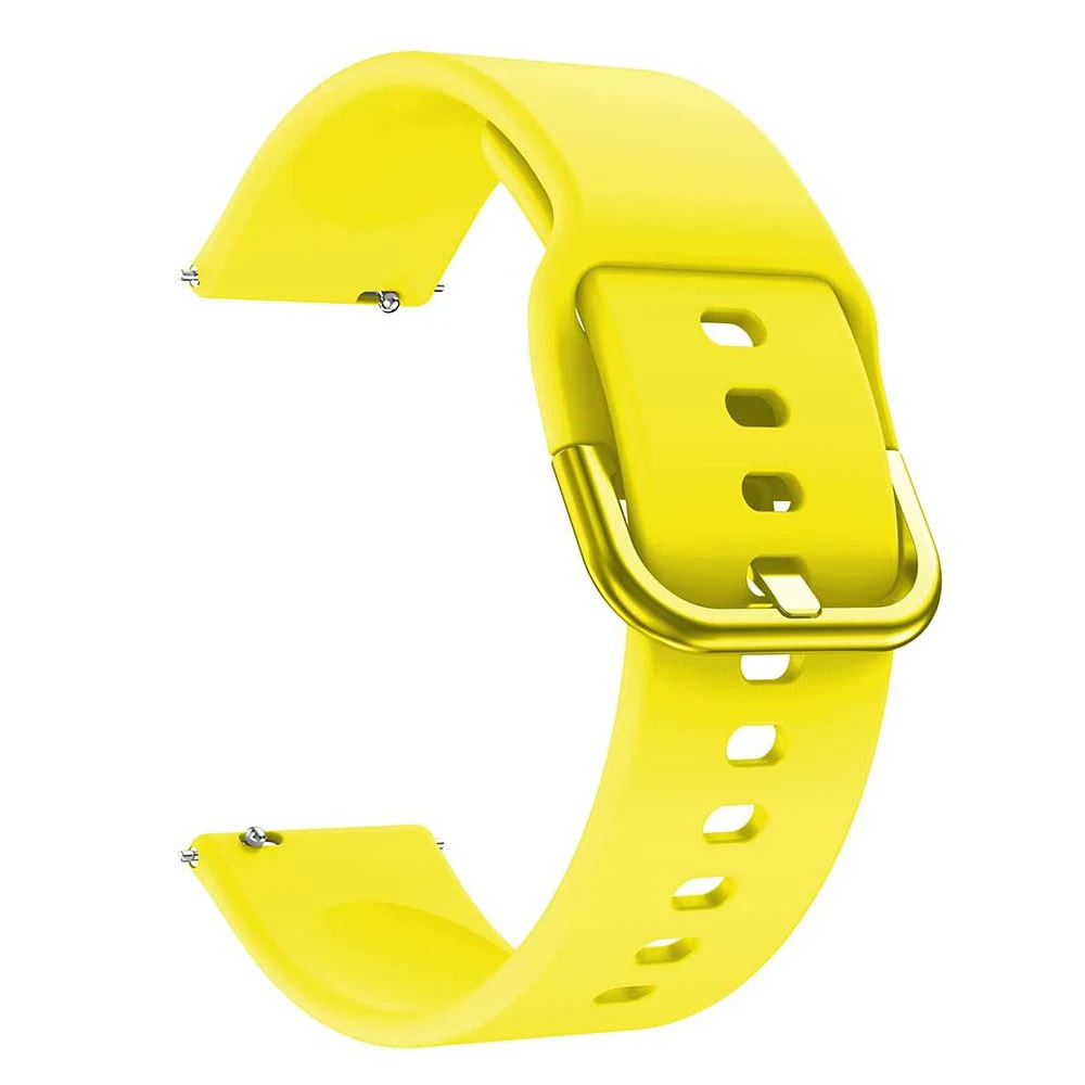 20mm 22mm Watch Band for Amazfit Bip5 GTS 4 3 GTS4mini GTR 2 4 42mm Silicone Bracelet Samsung Galaxy Watch 7 6 5 40mm 44mm Strap