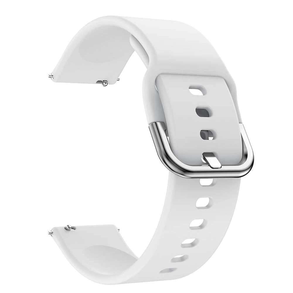 20mm 22mm Watch Band for Amazfit Bip5 GTS 4 3 GTS4mini GTR 2 4 42mm Silicone Bracelet Samsung Galaxy Watch 7 6 5 40mm 44mm Strap