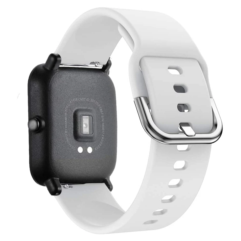 20mm 22mm Watch Band for Amazfit Bip5 GTS 4 3 GTS4mini GTR 2 4 42mm Silicone Bracelet Samsung Galaxy Watch 7 6 5 40mm 44mm Strap
