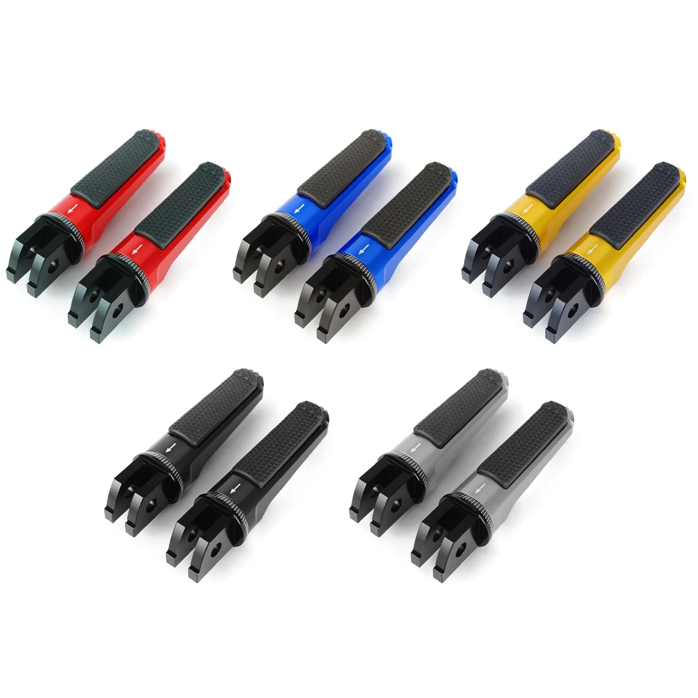 Front Foot Pegs Footrests For Yamaha MT07 MT09 MT 07 09 TRACER GT FZ6 FAZER FJR1300A/AS XSR700 XSR900 XSR 700 900 XJ6 DIVERSION