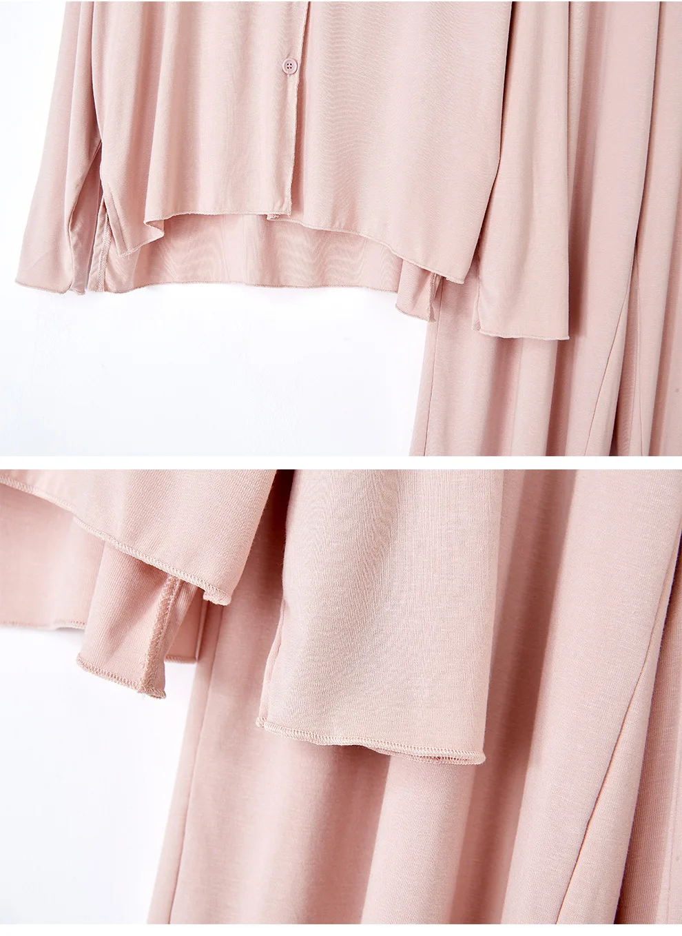 Japanese New Style Cotton Pajamas Suit Ladies Spring And Autumn Cardigan Solid Color Long-sleeved Trousers Home Service Suit