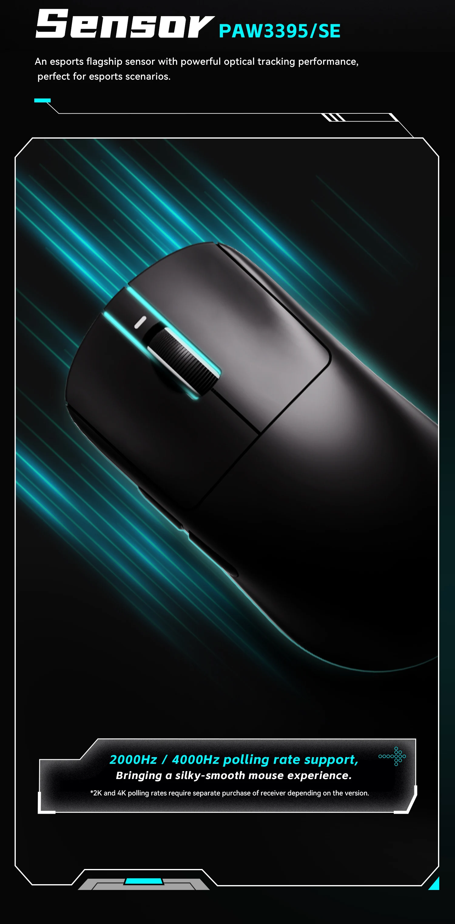 ATK VXE Dragonfly R1 Mouse of The Game E-Sports Long Battery Life Paw3395 Lightweight Ergonomic Three-Mode Bluetooth Mouse