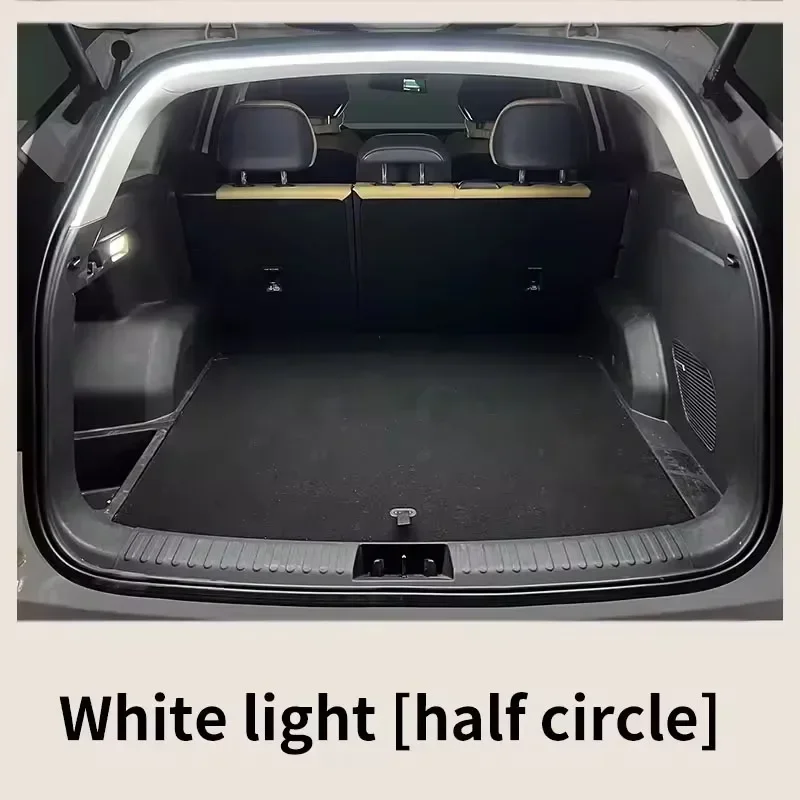 Car high brightness trunk lighting ambient light interior decoration LED wiring free automatic sensing tailgate light strip