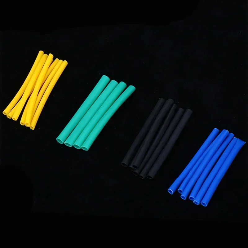 164PCS 2: 1 Cable Shrink Tube Kit Heat Assorted Pack Thermoretractile Insulation Sleeving Cable Wire Shrink Wrapping for DIY