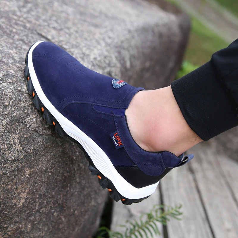 2023 New Outdoor Hiking Camping Light Running Jogging Casual Sports Men's Shoes Non-slip Loafers Hiking Shoes Large Size 38-50