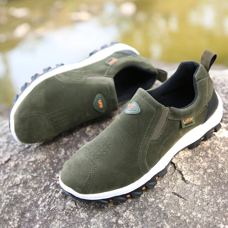 2023 New Outdoor Hiking Camping Light Running Jogging Casual Sports Men's Shoes Non-slip Loafers Hiking Shoes Large Size 38-50