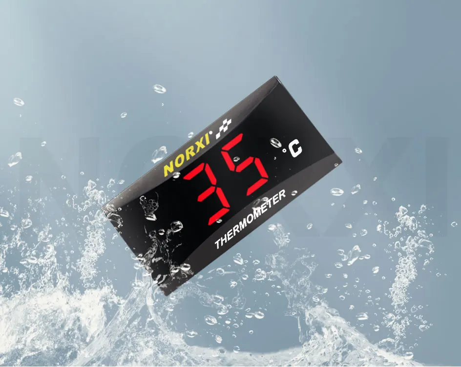 Motorcycle thermometer Water Temperature Mini Meter For XMAX250 300 NMAX CB 400 CB500X Sensor thermomete gauges