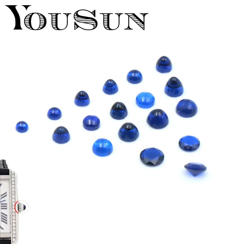 Watch Head Crown Sapphire Accessories For Cartier Tank Series Parts Tools
