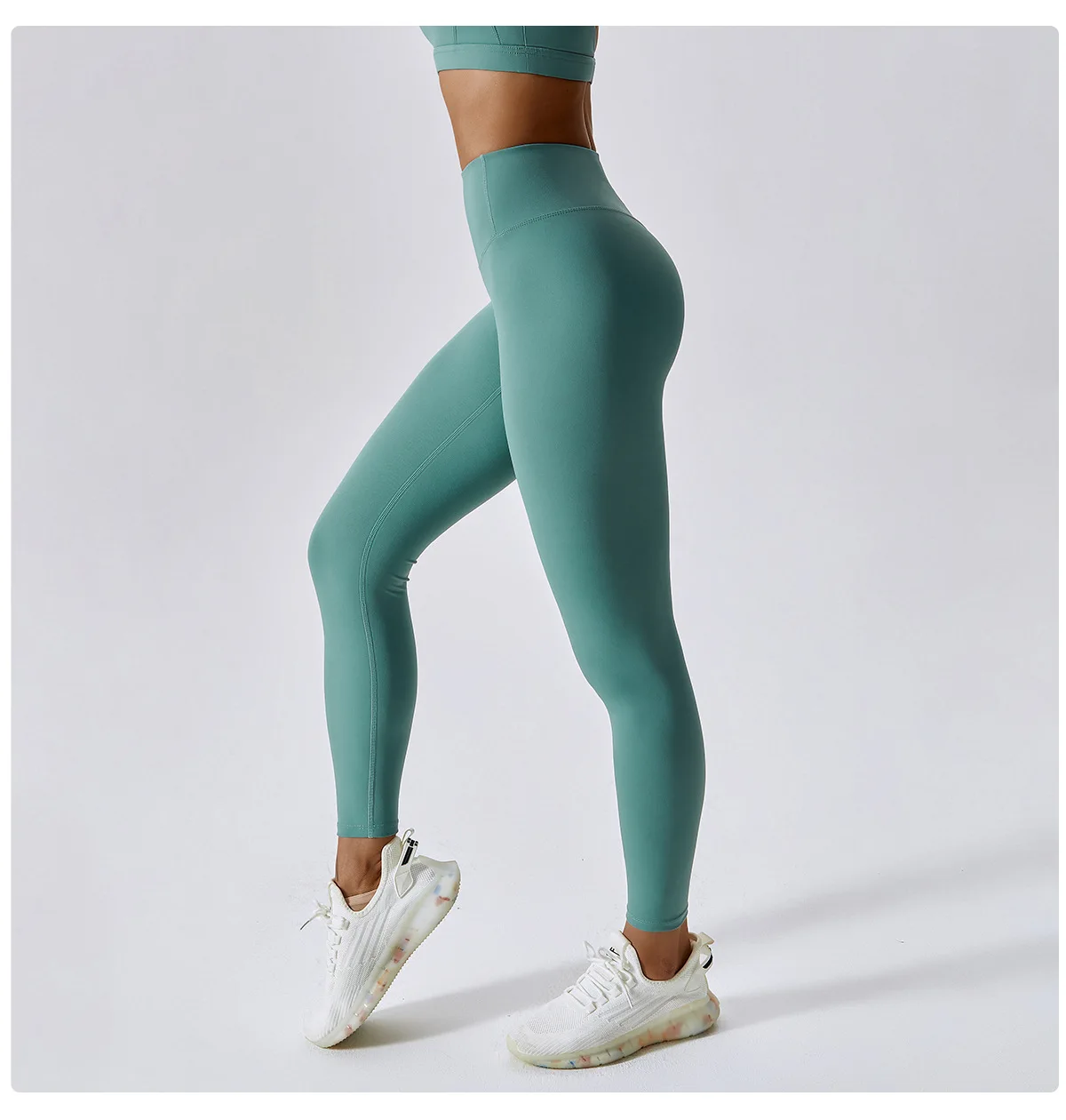 Women's Gym Push Up Yoga Pants Nude Feeling Sports Clothes Elastic High Waist Buttock Lifting Sports Fitness Tight Sweatpants