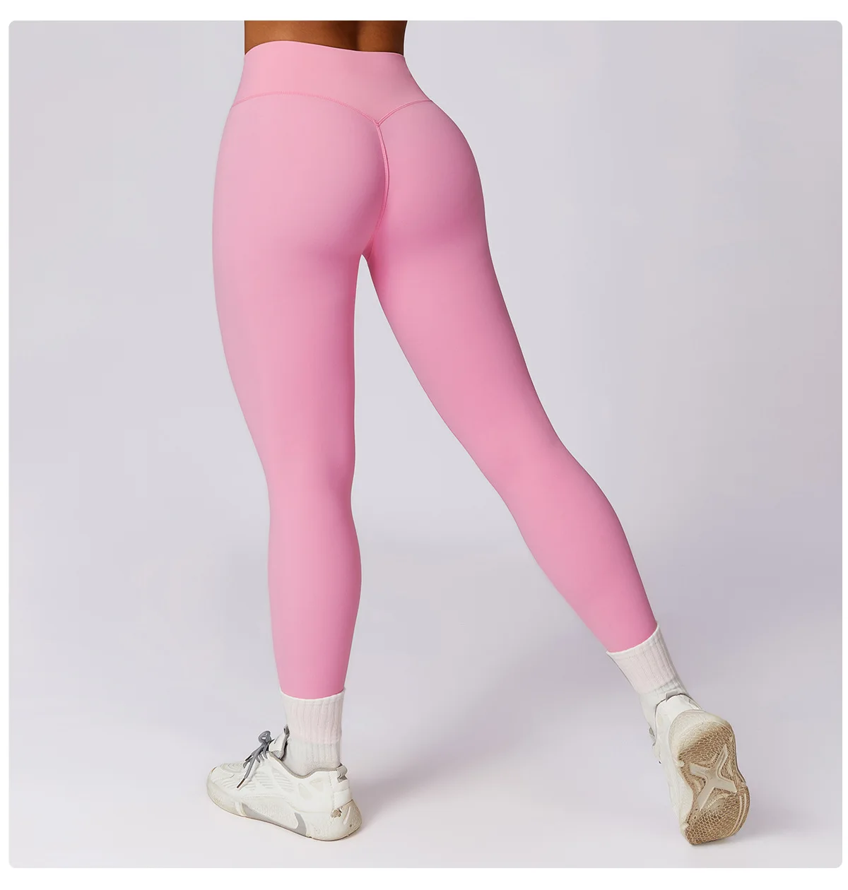 Women's Gym Push Up Yoga Pants Nude Feeling Sports Clothes Elastic High Waist Buttock Lifting Sports Fitness Tight Sweatpants