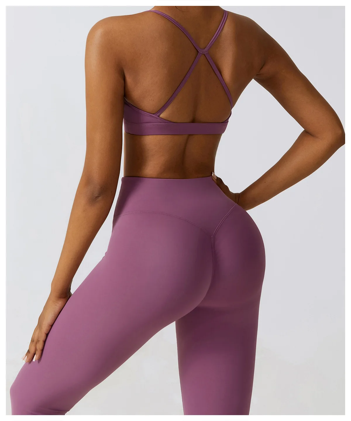 Women's Gym Push Up Yoga Pants Nude Feeling Sports Clothes Elastic High Waist Buttock Lifting Sports Fitness Tight Sweatpants