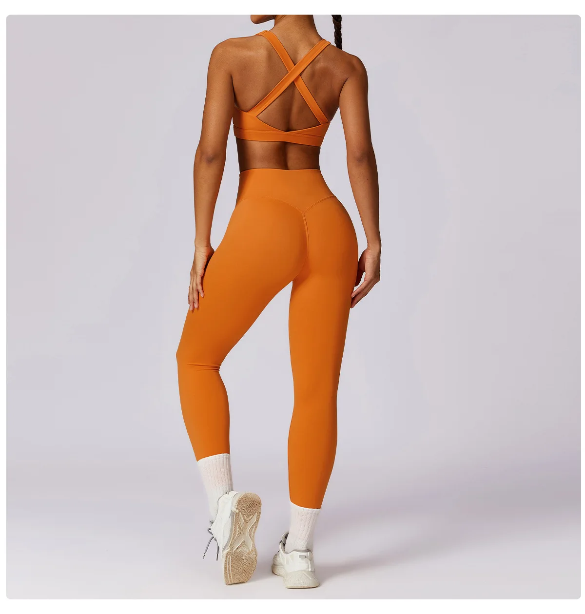 Women's Gym Push Up Yoga Pants Nude Feeling Sports Clothes Elastic High Waist Buttock Lifting Sports Fitness Tight Sweatpants