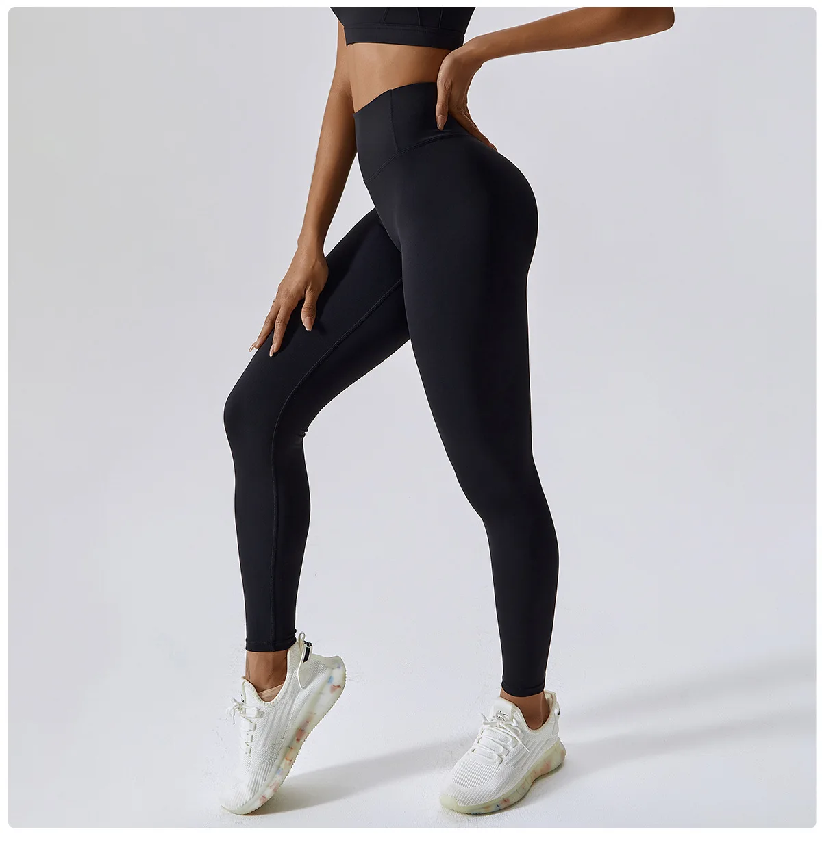 Women's Gym Push Up Yoga Pants Nude Feeling Sports Clothes Elastic High Waist Buttock Lifting Sports Fitness Tight Sweatpants