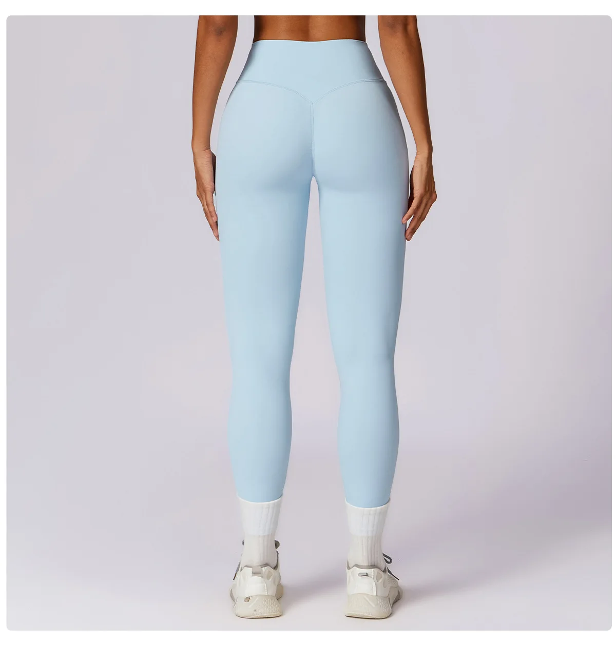 Women's Gym Push Up Yoga Pants Nude Feeling Sports Clothes Elastic High Waist Buttock Lifting Sports Fitness Tight Sweatpants