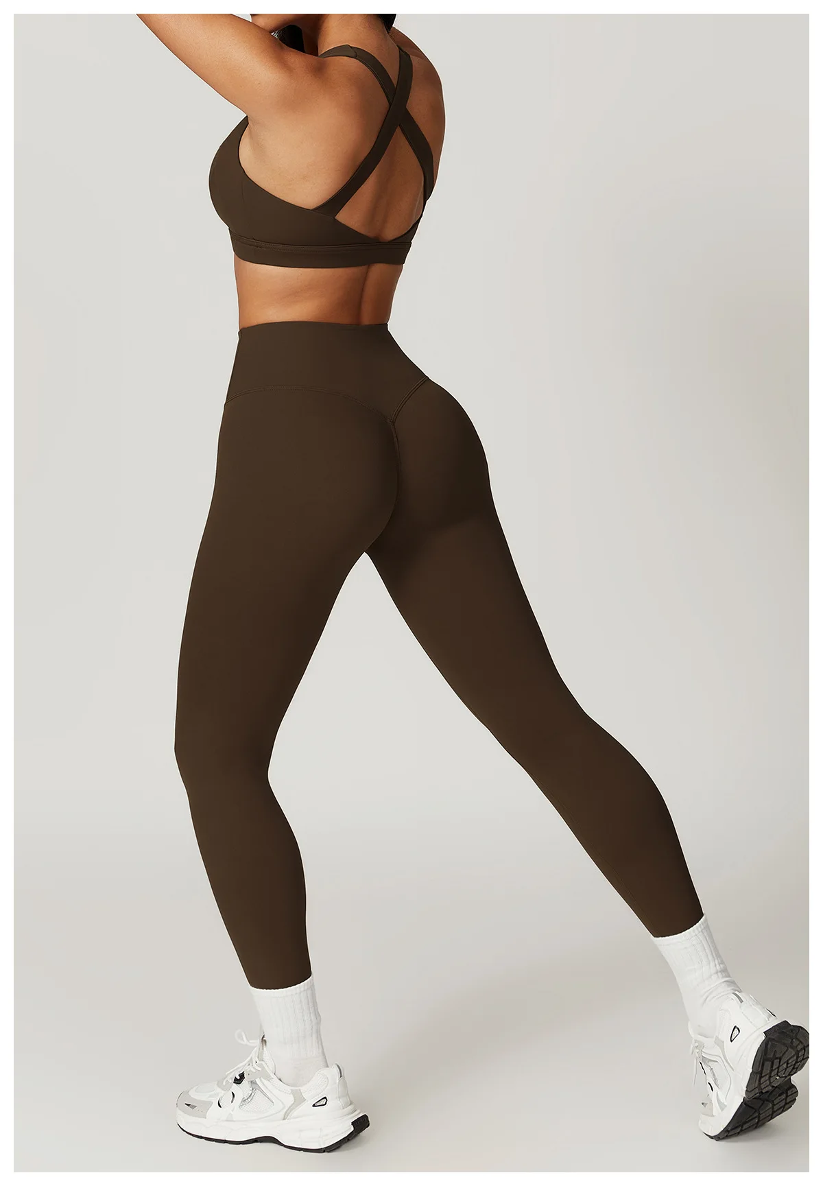 Women's Gym Push Up Yoga Pants Nude Feeling Sports Clothes Elastic High Waist Buttock Lifting Sports Fitness Tight Sweatpants