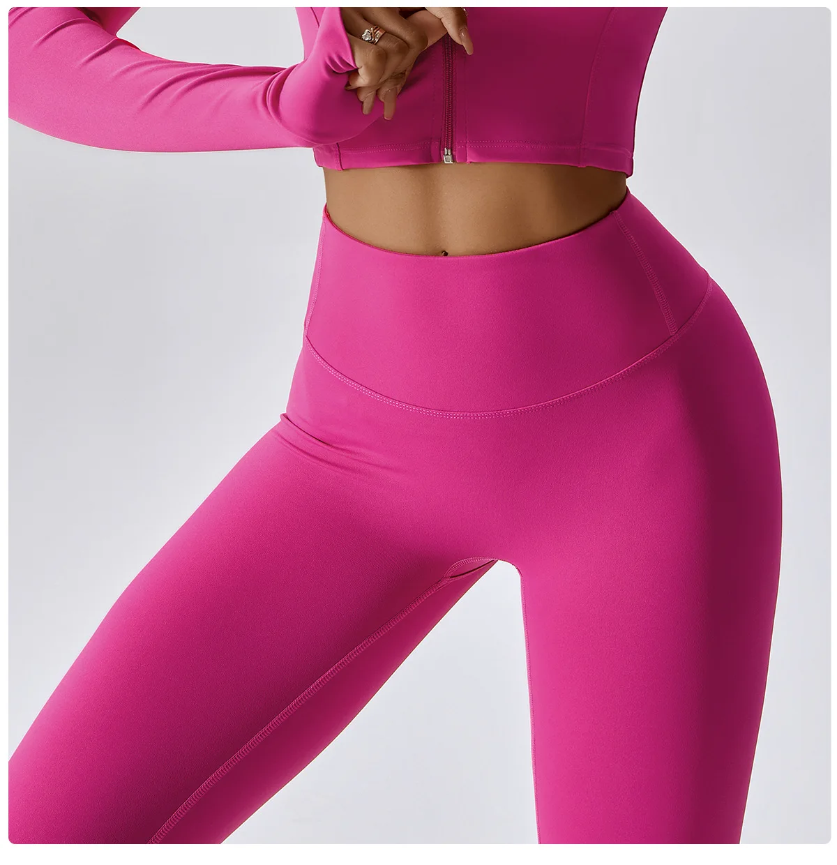 Women's Gym Push Up Yoga Pants Nude Feeling Sports Clothes Elastic High Waist Buttock Lifting Sports Fitness Tight Sweatpants