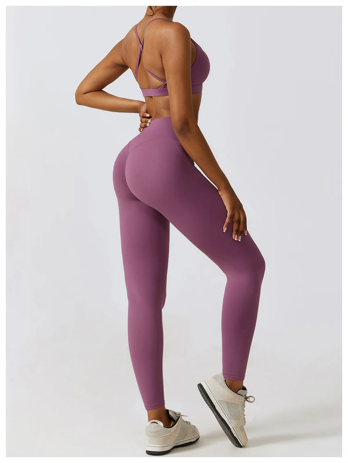 Women's Gym Push Up Yoga Pants Nude Feeling Sports Clothes Elastic High Waist Buttock Lifting Sports Fitness Tight Sweatpants