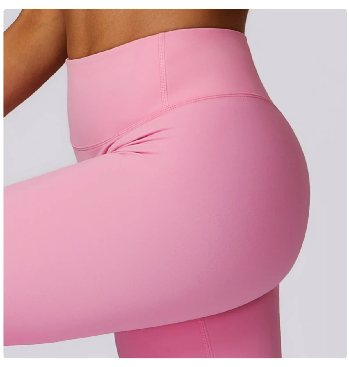 Women's Gym Push Up Yoga Pants Nude Feeling Sports Clothes Elastic High Waist Buttock Lifting Sports Fitness Tight Sweatpants