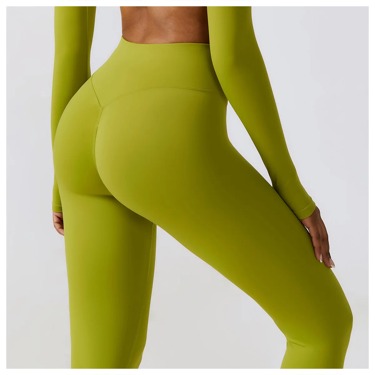 Women's Gym Push Up Yoga Pants Nude Feeling Sports Clothes Elastic High Waist Buttock Lifting Sports Fitness Tight Sweatpants