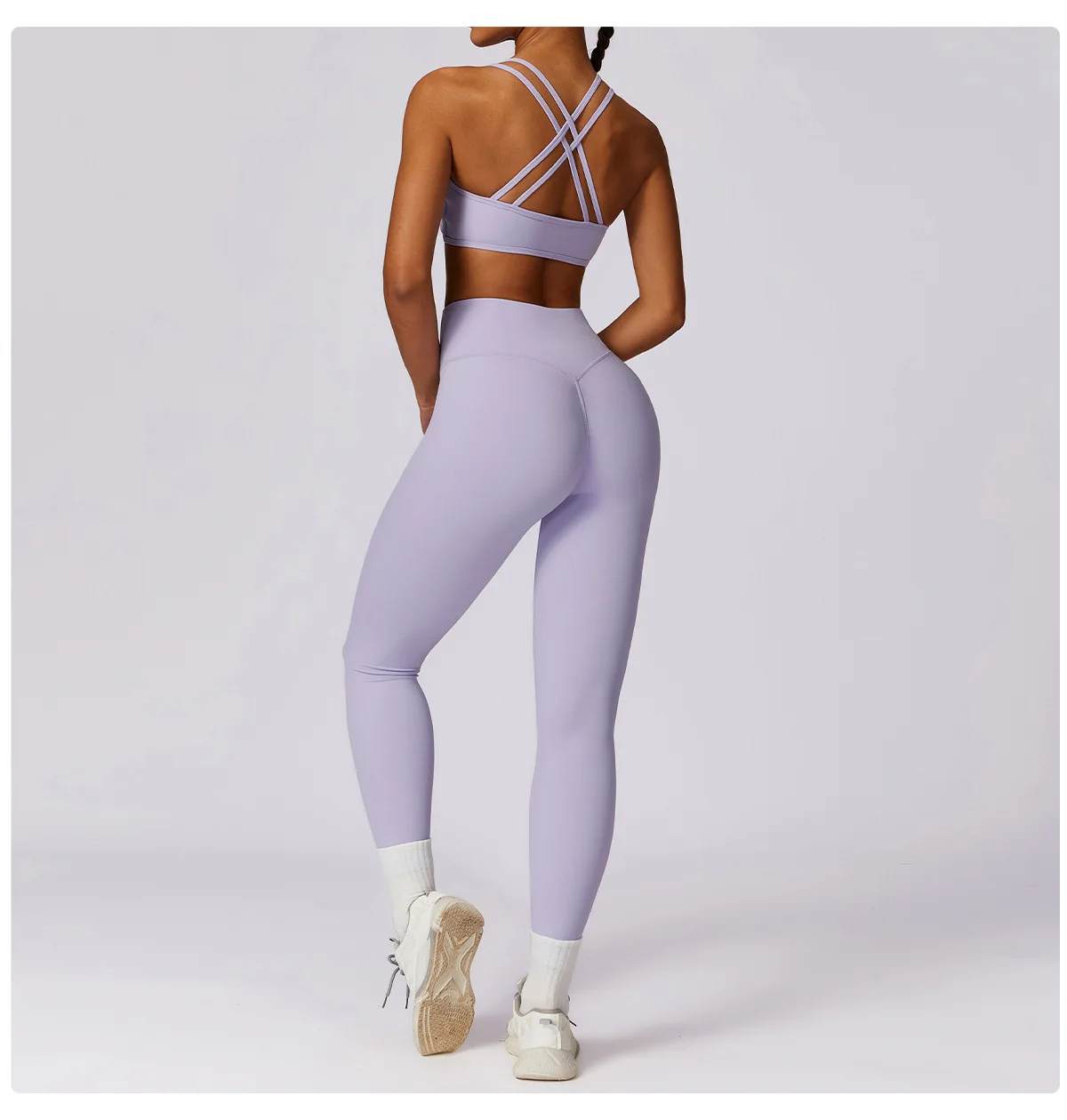 Women's Gym Push Up Yoga Pants Nude Feeling Sports Clothes Elastic High Waist Buttock Lifting Sports Fitness Tight Sweatpants