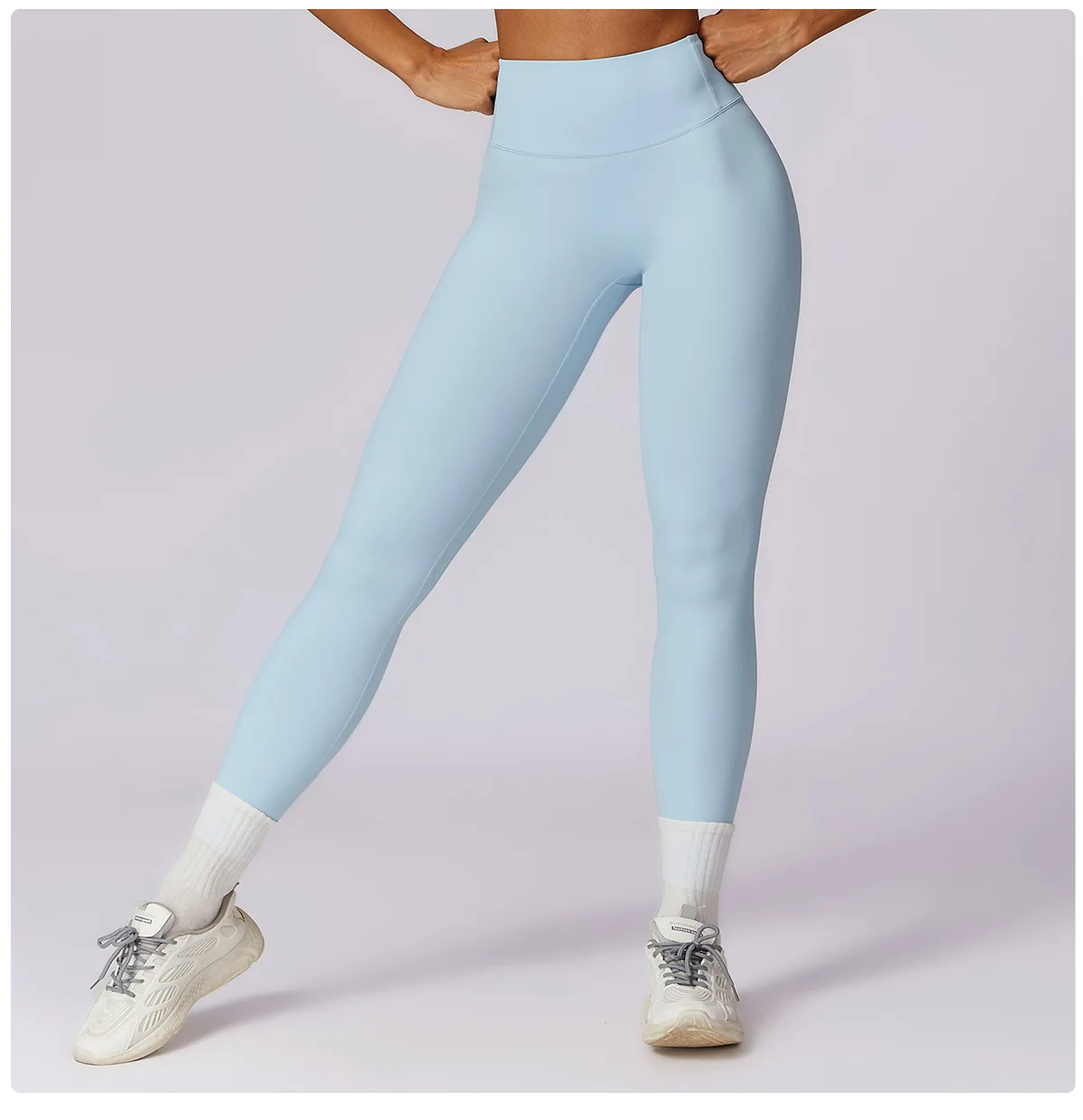 Women's Gym Push Up Yoga Pants Nude Feeling Sports Clothes Elastic High Waist Buttock Lifting Sports Fitness Tight Sweatpants