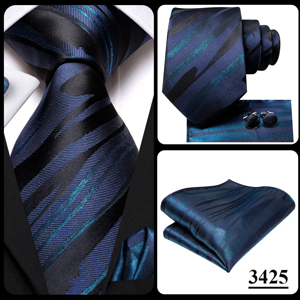 Blue Business Solid Plaid Striped Men's Tie NeckTie 8.5cm Ties for Men Formal Gold Orange Wedding High Quality Gravata Silk
