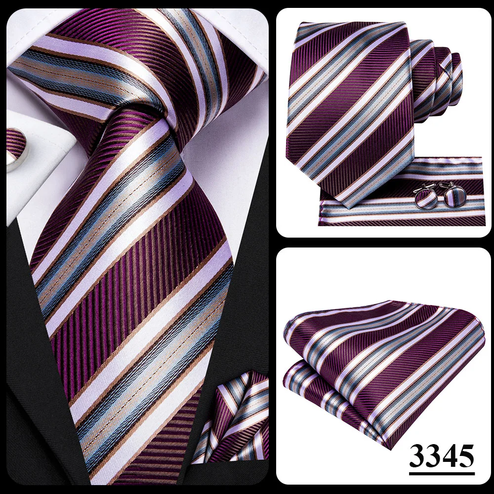 Blue Business Solid Plaid Striped Men's Tie NeckTie 8.5cm Ties for Men Formal Gold Orange Wedding High Quality Gravata Silk
