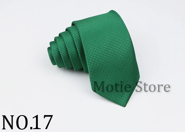 Classic SlimPlaid Neck Ties For Men Casual Suits Tie Gravatas Grey Blue Mens Neckties For Business Wedding 6cm Width Men Ties
