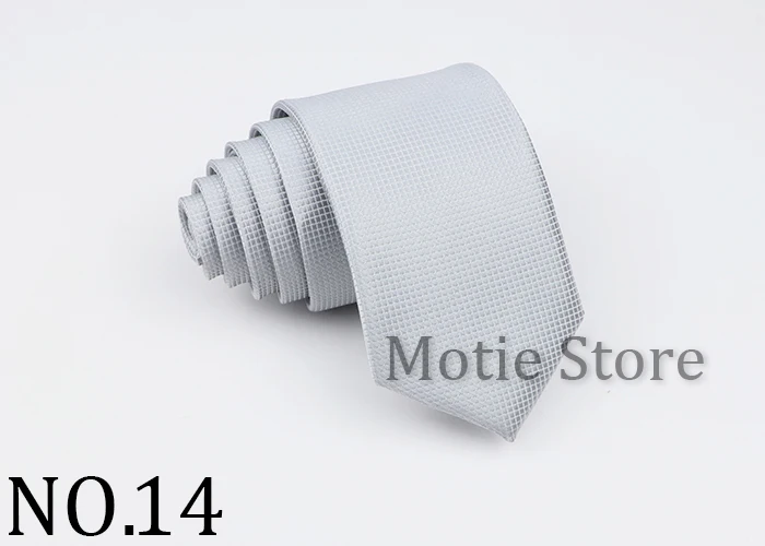 Classic SlimPlaid Neck Ties For Men Casual Suits Tie Gravatas Grey Blue Mens Neckties For Business Wedding 6cm Width Men Ties